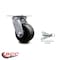 Service Caster 4 Inch Glass Filled Nylon Swivel Caster with Roller Bearing and Swivel Lock SCC SCC-30CS420-GFNR-BSL - alternate 6